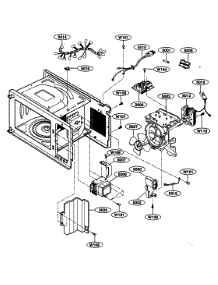 Oven Interior parts for Kenmore Microwave 721.63993300 (72163993300, 721 63993300) from AppliancePartsPros.com