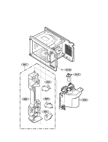 Latch Board parts for Kenmore Microwave 721.63993301 (72163993301, 721 63993301) from AppliancePartsPros.com