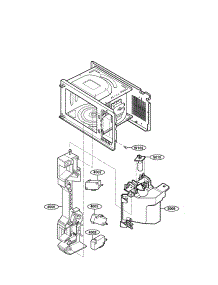 Latch Board Parts parts for Kenmore Microwave 721.63993302 (72163993302, 721 63993302) from AppliancePartsPros.com