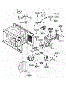 Interior Parts parts for Kenmore Microwave 721.63993303 (72163993303, 721 63993303) from AppliancePartsPros.com