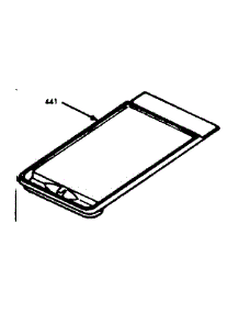 Optional Set-On Griddle parts for Kenmore Range 103.7866840 (1037866840, 103 7866840) from AppliancePartsPros.com
