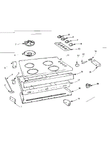 Maintop And Body Section parts for Kenmore Range 103.7884800 (1037884800, 103 7884800) from AppliancePartsPros.com