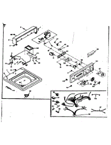 Top And Console Assembly parts for Kenmore Washer 110.6704702 (1106704702, 110 6704702) from AppliancePartsPros.com