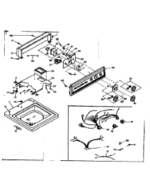 Top And Console Assembly parts for Kenmore Washer 110.6705651 (1106705651, 110 6705651) from AppliancePartsPros.com