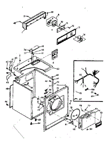 Machine Sub-Assembly parts for Kenmore Dryer 110.6708300 (1106708300, 110 6708300) from AppliancePartsPros.com