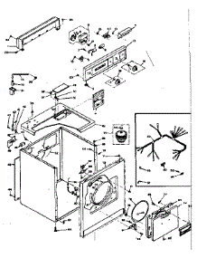 Machine Sub-Assembly parts for Kenmore Dryer 110.6708702 (1106708702, 110 6708702) from AppliancePartsPros.com