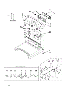 Top And Console Parts parts for Kenmore Dryer 110.67092600 (11067092600, 110 67092600) from AppliancePartsPros.com