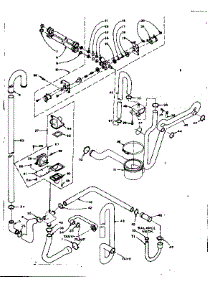 Water System parts for Kenmore Washer Dryer Combo 110.6709510 (1106709510, 110 6709510) from AppliancePartsPros.com