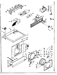 Top And Front Assembly parts for Kenmore Washer Dryer Combo 110.6709510 (1106709510, 110 6709510) from AppliancePartsPros.com