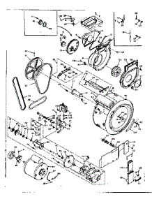 Blower, Cylinder, Pump And Motor parts for Kenmore Washer Dryer Combo 110.6709510 (1106709510, 110 6709510) from AppliancePartsPros.com