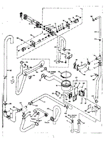 Water System parts for Kenmore Washer Dryer Combo 110.6709700 (1106709700, 110 6709700) from AppliancePartsPros.com