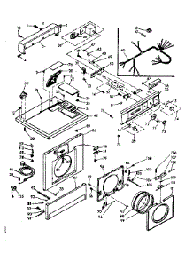 Top And Front Assembly parts for Kenmore Washer Dryer Combo 110.6709701 (1106709701, 110 6709701) from AppliancePartsPros.com