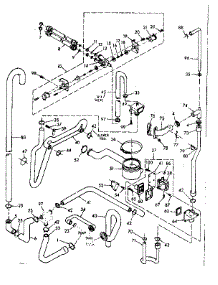 Water System parts for Kenmore Washer Dryer Combo 110.6709701 (1106709701, 110 6709701) from AppliancePartsPros.com