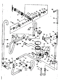 Water System parts for Kenmore Washer Dryer Combo 110.6709702 (1106709702, 110 6709702) from AppliancePartsPros.com