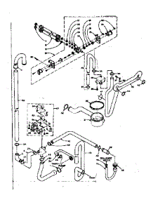 Water System parts for Kenmore Washer Dryer Combo 110.6710500 (1106710500, 110 6710500) from AppliancePartsPros.com