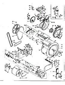 Blower Cylinder Pump & Motor parts for Kenmore Washer Dryer Combo 110.6710501 (1106710501, 110 6710501) from AppliancePartsPros.com