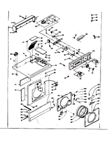 Top And Front Assembly parts for Kenmore Washer Dryer Combo 110.6710700 (1106710700, 110 6710700) from AppliancePartsPros.com