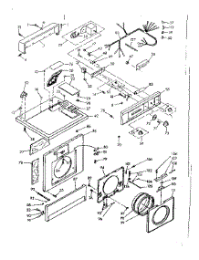 Top And Front Assembly parts for Kenmore Washer Dryer Combo 110.6710702 (1106710702, 110 6710702) from AppliancePartsPros.com