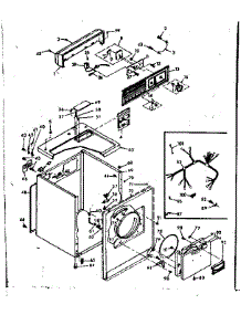 Machine Sub-Assembly parts for Kenmore Dryer 110.6718503 (1106718503, 110 6718503) from AppliancePartsPros.com