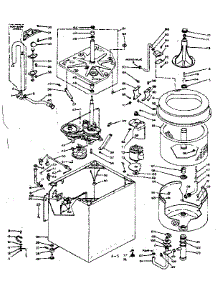 Machine Sub-Assembly parts for Kenmore Washer 110.6724500 (1106724500, 110 6724500) from AppliancePartsPros.com