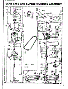 Gearcase / Transmission parts for Kenmore Washer 110.6724500 (1106724500, 110 6724500) from AppliancePartsPros.com