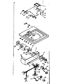 Top And Control parts for Kenmore Washer 110.6733102 (1106733102, 110 6733102) from AppliancePartsPros.com