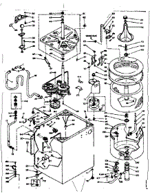 Machine Sub-Assembly parts for Kenmore Washer 110.6733103 (1106733103, 110 6733103) from AppliancePartsPros.com