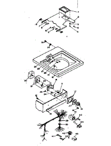 Top & Control Assembly parts for Kenmore Washer 110.6733104 (1106733104, 110 6733104) from AppliancePartsPros.com