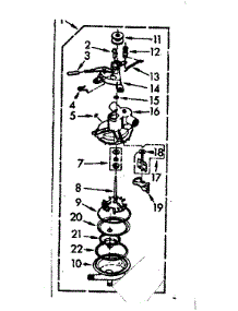 Pump Assembly parts for Kenmore Washer 110.6733106 (1106733106, 110 6733106) from AppliancePartsPros.com