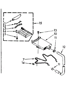 Filter Assembly parts for Kenmore Washer 110.6733107 (1106733107, 110 6733107) from AppliancePartsPros.com