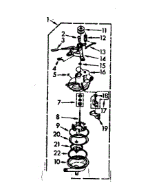 Pump Assembly parts for Kenmore Washer 110.6733107 (1106733107, 110 6733107) from AppliancePartsPros.com