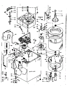 Machine Sub-Assembly parts for Kenmore Washer 110.6733108 (1106733108, 110 6733108) from AppliancePartsPros.com