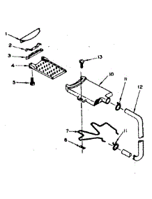 Filter Assembly parts for Kenmore Washer 110.6733108 (1106733108, 110 6733108) from AppliancePartsPros.com