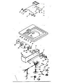Top And Control Assembly parts for Kenmore Washer 110.6733108 (1106733108, 110 6733108) from AppliancePartsPros.com