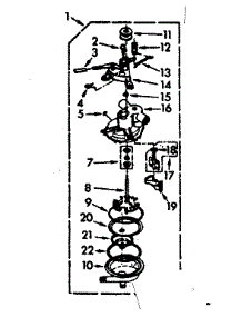 Pump Assembly parts for Kenmore Washer 110.6733109 (1106733109, 110 6733109) from AppliancePartsPros.com