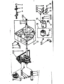 Drive System parts for Kenmore Washer 110.6733109 (1106733109, 110 6733109) from AppliancePartsPros.com