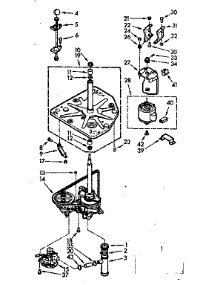Drive System parts for Kenmore Washer 110.6733110 (1106733110, 110 6733110) from AppliancePartsPros.com