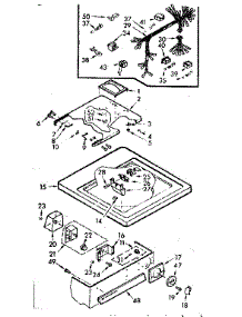 Top And Control Assembly parts for Kenmore Washer 110.6733110 (1106733110, 110 6733110) from AppliancePartsPros.com