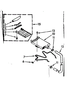Filter Assembly parts for Kenmore Washer 110.6733111 (1106733111, 110 6733111) from AppliancePartsPros.com