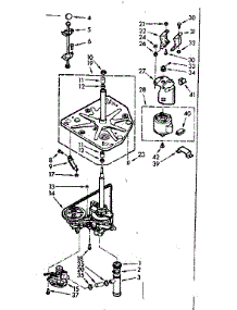 Drive System parts for Kenmore Washer 110.6733111 (1106733111, 110 6733111) from AppliancePartsPros.com