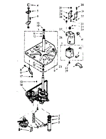 Drive System parts for Kenmore Washer 110.6733112 (1106733112, 110 6733112) from AppliancePartsPros.com