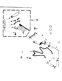 Filter Assembly parts for Kenmore Washer 110.6733112 (1106733112, 110 6733112) from AppliancePartsPros.com