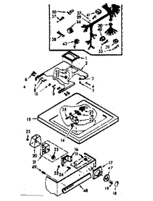 Top And Control Assembly parts for Kenmore Washer 110.6733112 (1106733112, 110 6733112) from AppliancePartsPros.com
