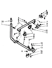 Caster Assembly parts for Kenmore Washer 110.6733112 (1106733112, 110 6733112) from AppliancePartsPros.com