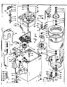 Machine Sub-Assembly parts for Kenmore Washer 110.6733401 (1106733401, 110 6733401) from AppliancePartsPros.com