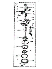 Pump Assembly parts for Kenmore Washer 110.6733401 (1106733401, 110 6733401) from AppliancePartsPros.com