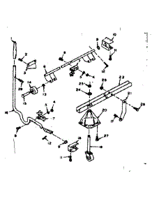 Caster Assembly parts for Kenmore Washer 110.6733401 (1106733401, 110 6733401) from AppliancePartsPros.com
