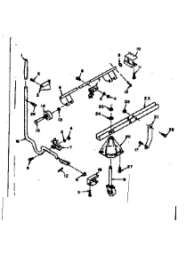 Caster Assembly parts for Kenmore Washer 110.6733402 (1106733402, 110 6733402) from AppliancePartsPros.com