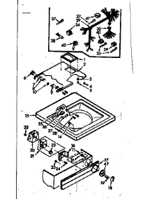 Top And Control Assembly parts for Kenmore Washer 110.6733406 (1106733406, 110 6733406) from AppliancePartsPros.com