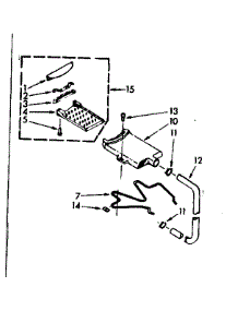 Filter Assembly parts for Kenmore Washer 110.6733406 (1106733406, 110 6733406) from AppliancePartsPros.com